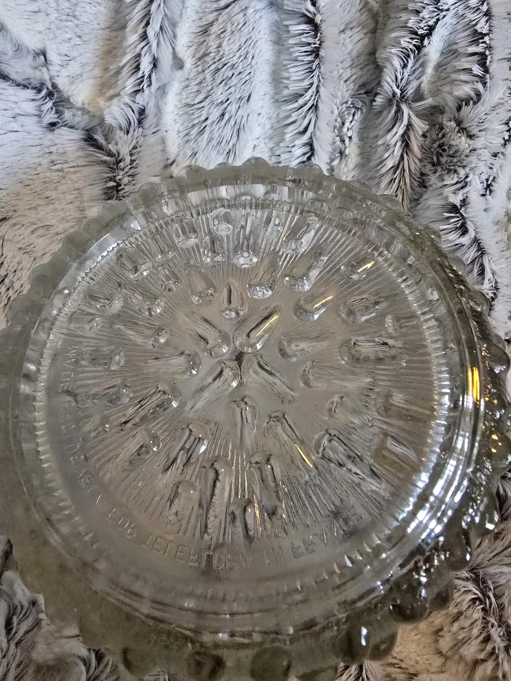Vintage Teleflora Made In France Glass Ice Bucket Vase 5x4 EUC